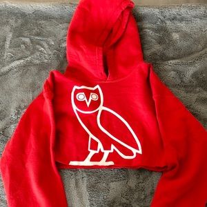 {Not Authentic} OVO cropped hoodie